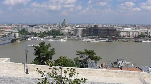 Budapest, Hungary. Landscape Stockbeeldmateriaal 63630437