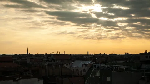 Budapest, Hungary. the timelapse of daytime Vídeos de archivo 169811006