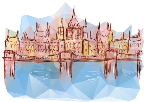 Budapest Stock Illustration