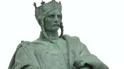 Budapest King Bust Stock Footage 46014215