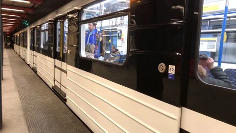 Budapest Metro Video stock 121123610