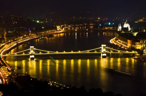 Budapest at night Foto stock