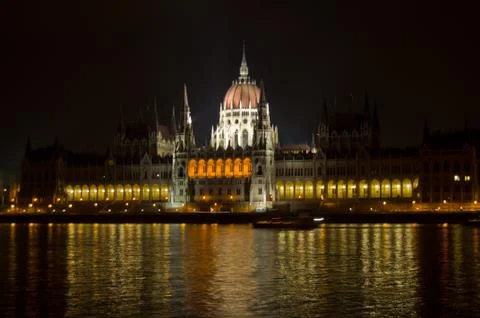 Budapest at night Stock Photos