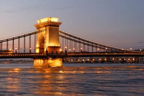 Budapest at night Stock Photos