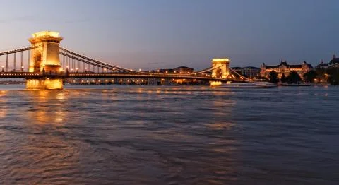 Budapest at night Stock Photos