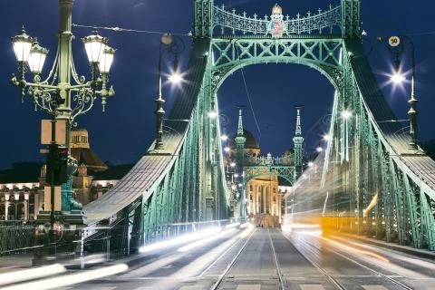 Budapest at night 写真素材