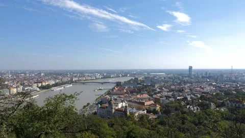 Budapest Panorama view of the city Vidéo 289305341