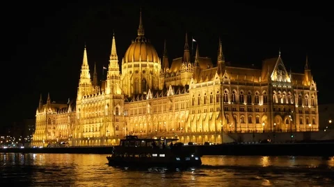 Budapest Parliament Stock-Footage 101801417