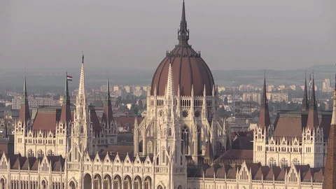 Budapest Parliement 스톡 동영상 87442285
