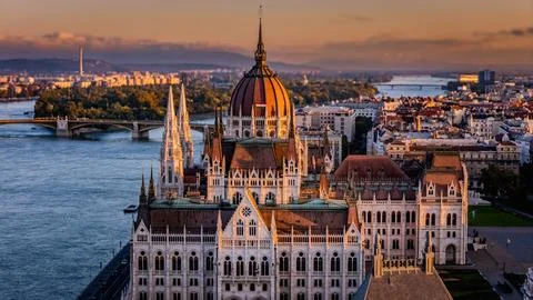 Budapest Parliment Foto stock