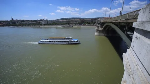 Budapest river Video stock 70698460
