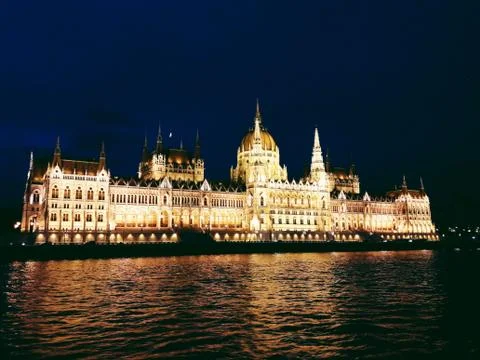 Budapest River Foto stock