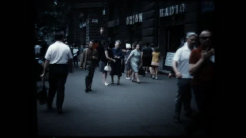Budapest Scene 1969 Stock Footage 150272716