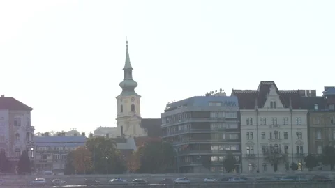 Budapest, skyline building Stock Footage 133428711
