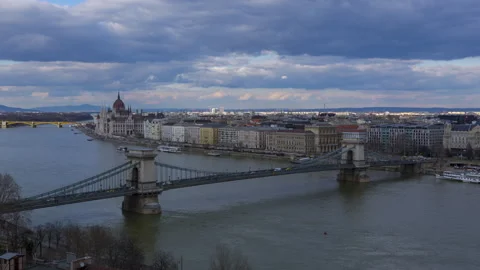 Budapest Skyline Timelapse 6K Stock Footage 315102771