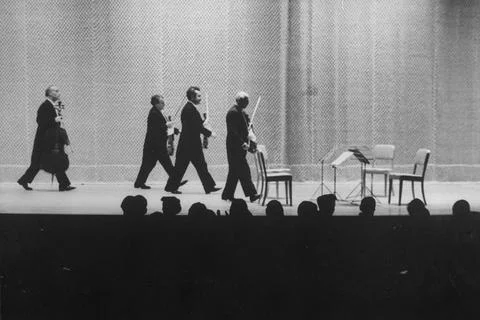 Budapest String Quartet, New York, USA Stock Photos