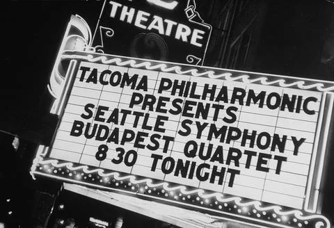 Budapest String Quartet, Tacoma, Washington, USA Stock Photos