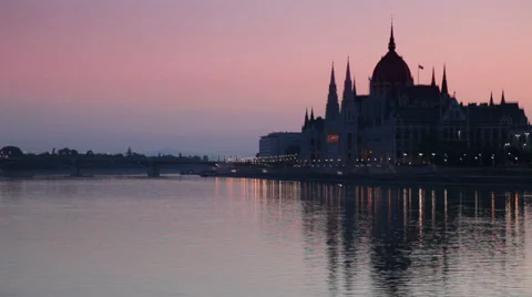 Budapest at Sunrise, Hungary Stock Footage 38871881
