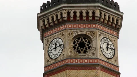 BUDAPEST SYNAGOGUE OUTSIDE 8 CU Stock Footage 39430696