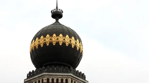 BUDAPEST SYNAGOGUE OUTSIDE 9 CU Stock Footage 39431074