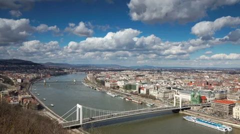 Budapest timelapse Stock Footage 39028976