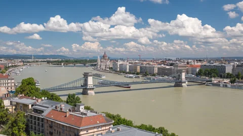 Budapest timelapse, Hungary Stock Footage 326112615