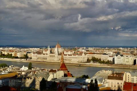 BUDAPEST TOP VIEW Stock Photos