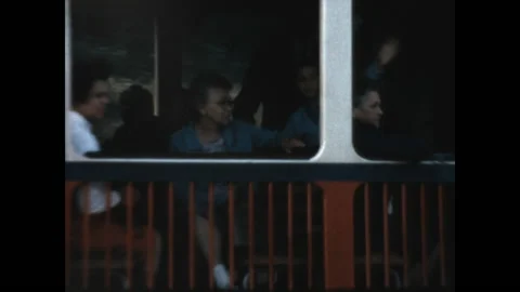 Budapest Train 1962 Video stock 148129828