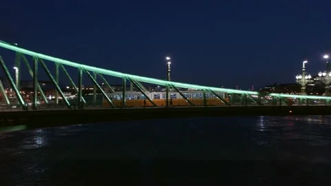 Budapest Tram Tracking Shot 스톡 동영상 218002852