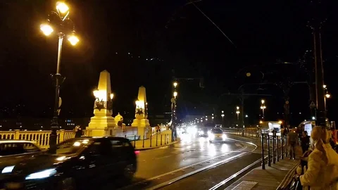 Budapest Trams Stock Footage 115698476