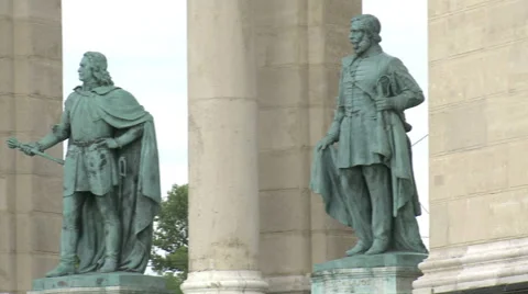 Budapest Two Kings Stock Footage 46013282