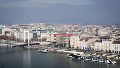 Budapest view Stock Footage 245583886
