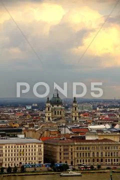 Budapest View Hungary Stock Photos