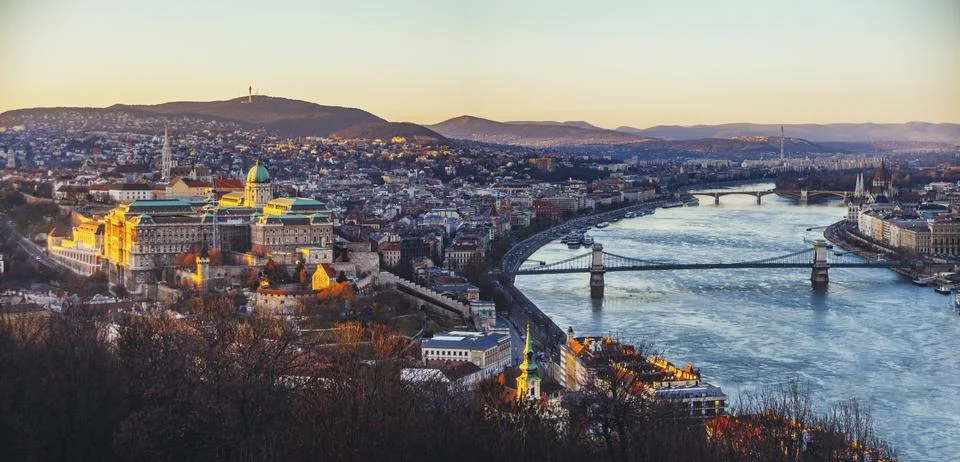 Budapest view Stock Photos