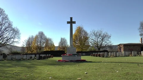 Budapest War Cemetery Stock Footage 100363701