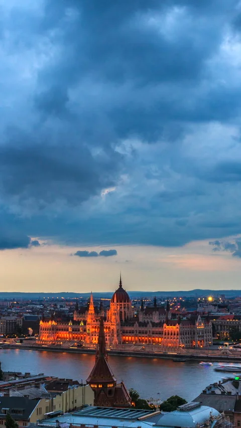 Budapest weather Stock Footage 293152817