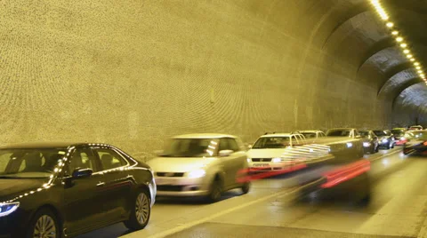 Budapest's Tunel pan time lapse Stock Footage 36610699