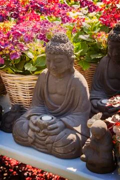 Buddah statues 스톡 사진