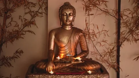 Buddha in Anahata Temple 库存影片 149039148