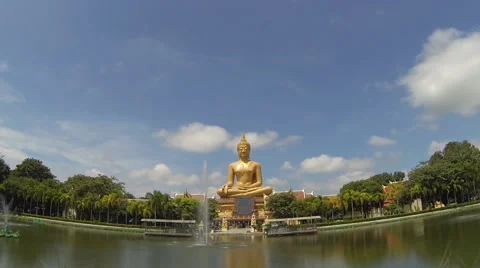 Buddha bless. Time Lapse Stock Footage 44126695