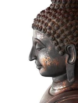 Buddha bronze statue Stock Photos