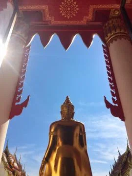 Buddha of Buddhist devotion Stock Photos