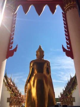 Buddha of Buddhist devotion Stock Photos