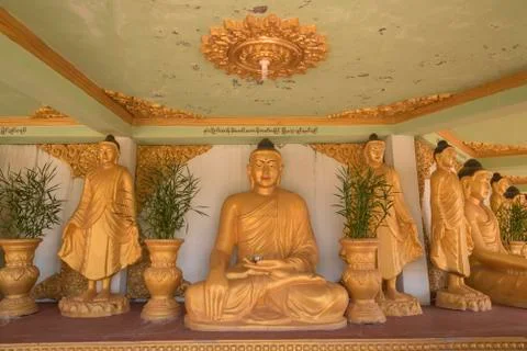 Buddha in the building Foto stock