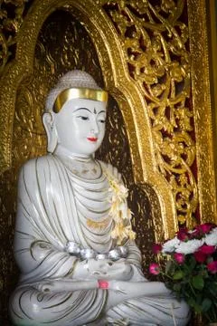 Buddha of the burmese. Stock Photos
