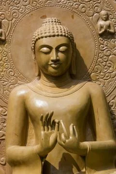 Buddha close up portrait Stock Photos
