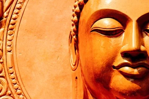Buddha close up portrait Stock Photos