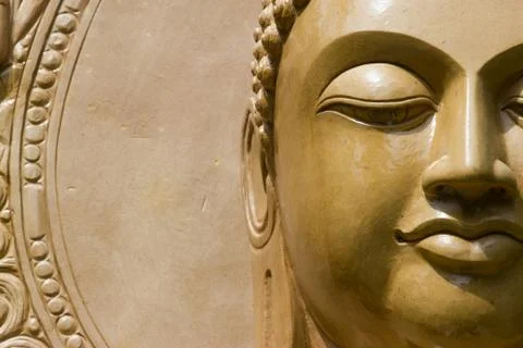 Buddha close up portrait Stock Photos