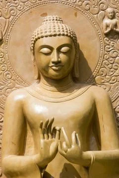 Buddha close up portrait Stock Photos