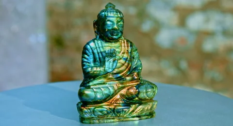 Buddha Crystal Stock Footage 47123262